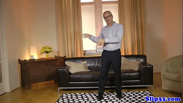 Euro doggystyle banged by senior