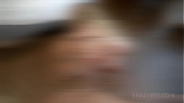 Lara De Santis - pegging, dildo DAP, foot in her boyfriend's ass, squirting, cum eating LDS031