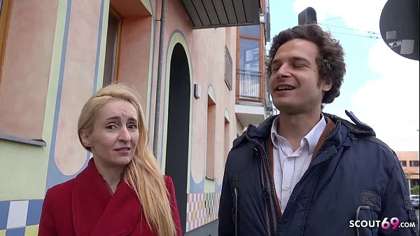 GERMAN SCOUT - ROUGH ANAL FOR SKINNY MILF AT STREET CASTING