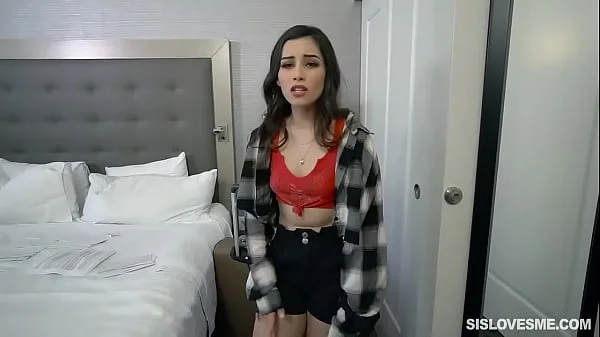 Thick Ass Stepsis (Aria Lee) Gets Loud With Her Stepbrothers Huge Cock