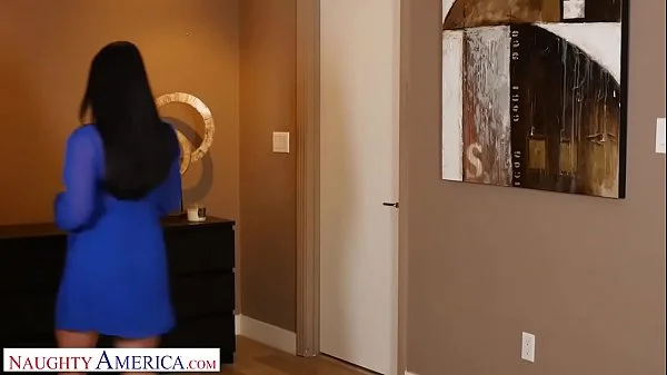 Naughty America -Angela White surprises husbands friend