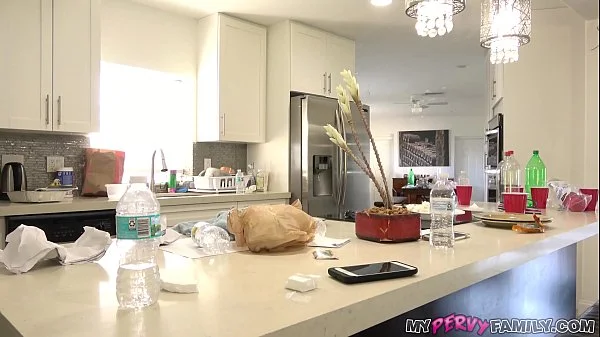 Hot step Mom Finds Young Stud 's Condoms And Shows Him How