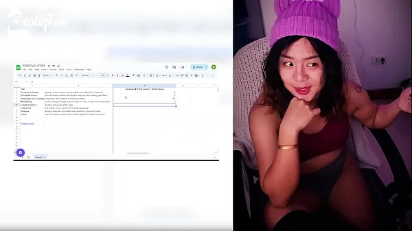DERPIXON PARTY GAMES HENTAI REVIEW REACTION RATING - ExotiqFox Solo Gooner Girl Masturbation