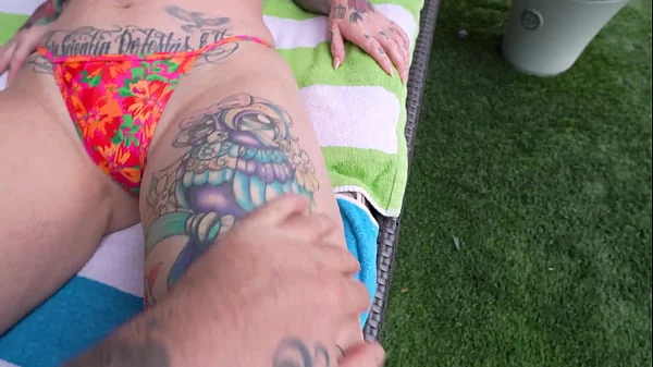 My Step-Son Rubbed Lotion on My Tatts Then He Fucked Me