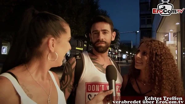 Cuckhold Casting in Stuttgart - Freund muss Freundin zugucken beim Pornocasting Date