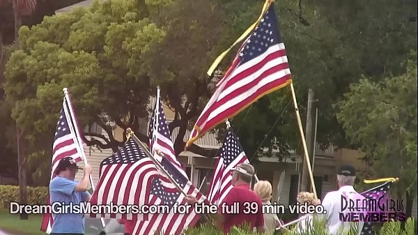 Crazy Blonde Gets Naked In Super Risky Spots In Tampa