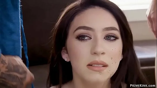 Married couple dominates stepdaughter