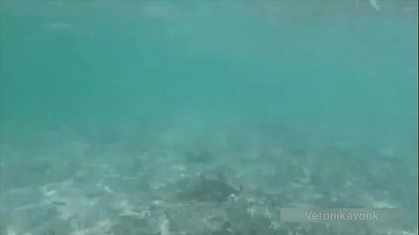 PUBLIC EXHIBITIONIST GERMAN TEEN VERONIKAVONK WITH BIG BOOBS ON THE SEA