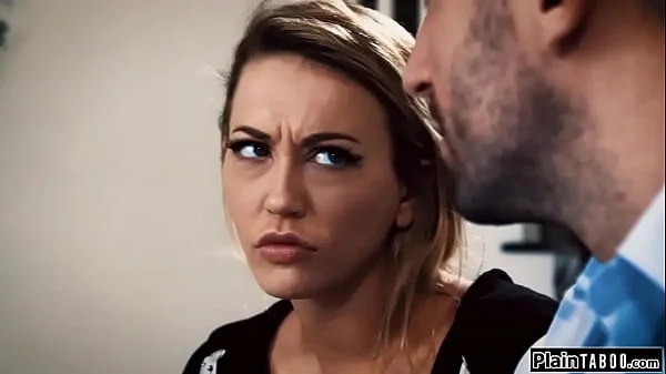 Teen fucked by a guy to pay for damage