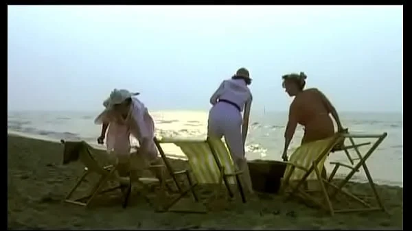 Woman robbed on the beach by stealing all her clothes. Robbed naked. ENF.