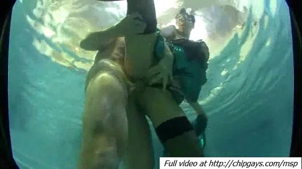 Chicks sucked in swimming pool