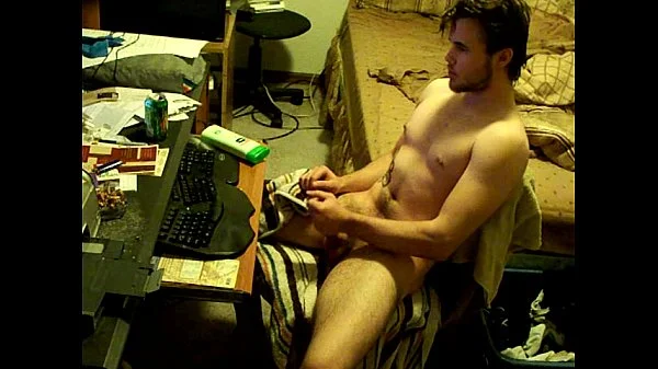 After shower jerkoff.