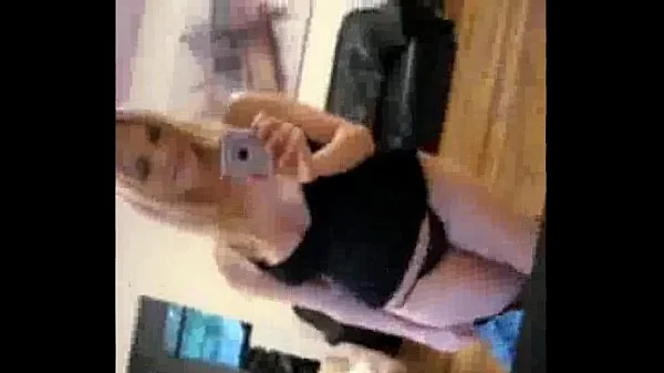 Naked in front of the mirror