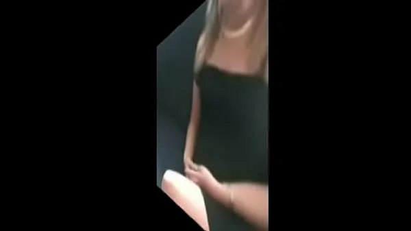 Blonde amateur posh British girl give blowjob