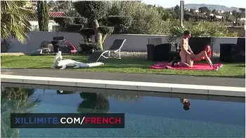 Sex Around The Pool In A Swinger House