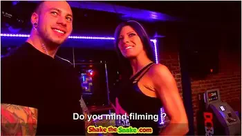 A Poladancer Fucked On Stage