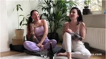 Sexy Ladies From The Netherlands Enjoy Lesbian Fun Together