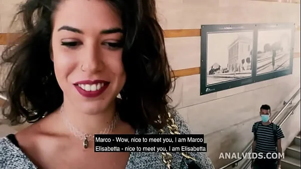 Italian Sluts, Elisabetta Zaffiro drinks pee and gets fucked in the ass with exhibitionism, outdoor and facial GL316