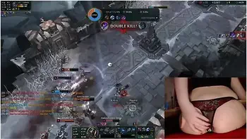 Gamer Girl In Giving The Vibrating Buttplug Another Chance League Of Legends #15 Luna