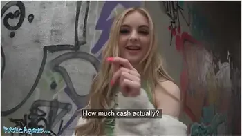 Blonde Brit Babe Pov Blowjob And Fucked Outside