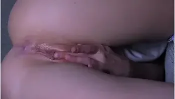 Slut Laying On Side And Masturbating