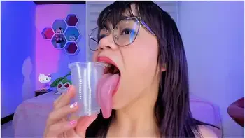 Lila Jordan Drools In A Glass