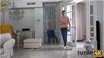 Martin Spell And Violette Sulty In Debtor Watches His Hot Stepmom Pleasuring Her Student 18+