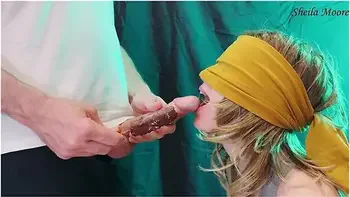 Ice Cream Taste Game. My Stepsister Swallows My Cum- Sheila Moore