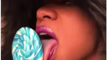 Sugar Baby - Asmr - Sucking Licking Moaning - Leather Jacket - Ebonylovers