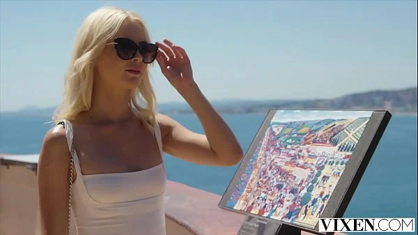 VIXEN Stunning Lika has passionate reunion with boyfriend