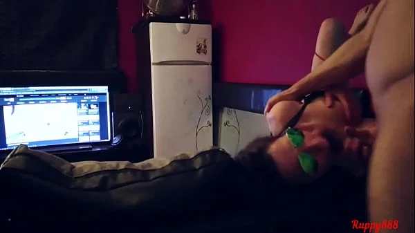 Imaging of you on Threesome, sucking two cocks get me hard as fuck! Close-ups' Double barrel!