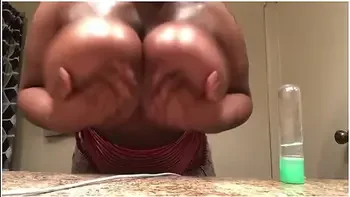 Oiling My Titties Because Why Not