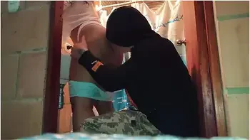 My Stepbrother Spies On Me In They Bathroom, He Sucks My Ass And Fuck My Ass, Good Anal