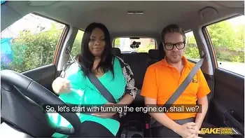 Ebony Bbw Takes Off Her Big Panties And Has Sex In A Car With Ryan Ryder And Busty Cookie