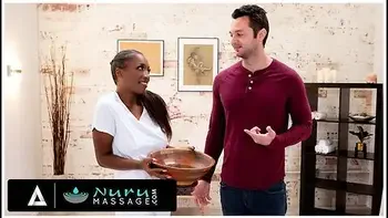 Brad Sterling And Daya Knight - Hot Ebony Babe Bangs With Her Yoga Class Teammate