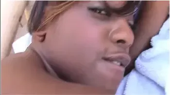 Hot Ebony Slut Tamra Millan Sneaks In Neighbors Backyard To Ride My Dick