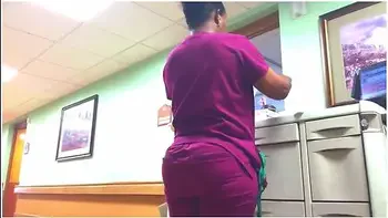 NURSE WITH A ROUND PLUMP ASS!!!!