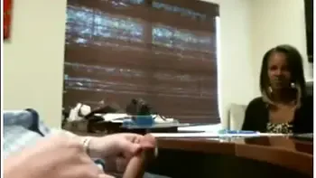 Interview Dickflash Handjob