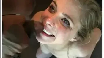 Cumshots and friday double penetration for blonde slut