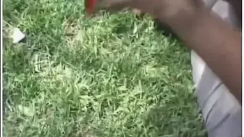 Thick Ass Black Slut Gets Her Pussy Pounded With A Blak Dong Outdoors