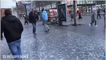 Gypsy Babe Is Having Steamy Sex In A Public Place And