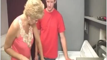 Laundry Room Blowjob