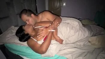Stepbrother Sneaks Into Stepsister's Bed For Hot Late Night Creampie Sex