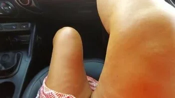 Stepmom Teases Step Son In Car With High Heels Morning Fuck