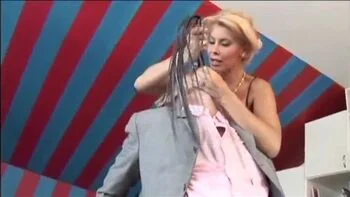 Milly D'abbraccio Blonde Big Boobs Hairy Pussy Anal Fucking with Horst Baron