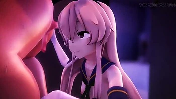 Japanese Hentai 3D Handjob in Bathroom with Panties and Hogtied Velvixian