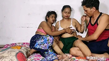 Desi Indian Wife Threesome Fucking With Step Sister And Husband - Hot Amateur Homemade