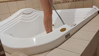 Thirsty Redhead GinnaGg Pisses Golden Shower on You - Petite Russian Amateur Solo Pee Play