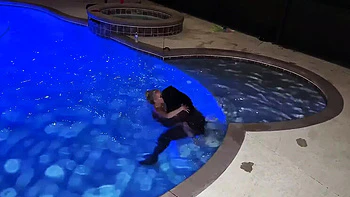 Petite Blonde Bella Bare Double Teamed by Two Black Guys