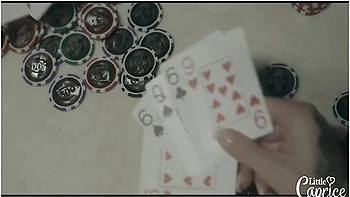 Lola Bellucci - Petite French Hottie Takes Him All In After Poker Game